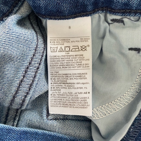 Old Navy high rise straight leg jeans size 8 - Picture 5 of 5